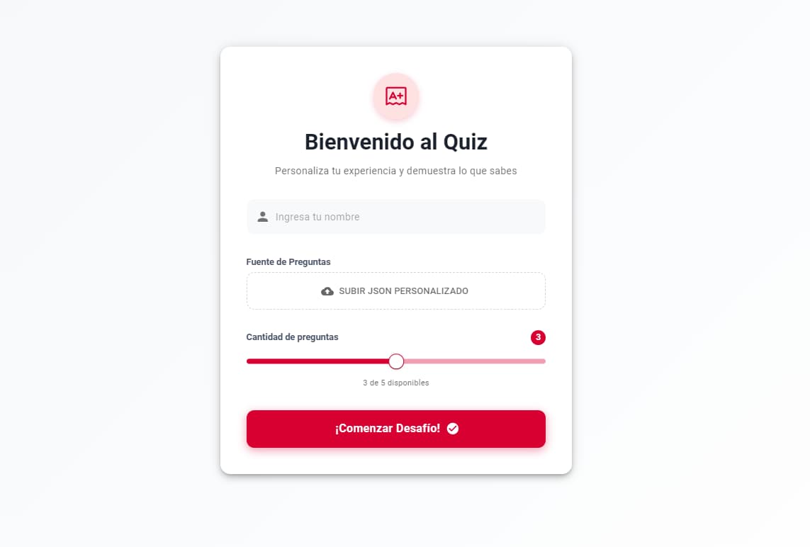 Quiz Interactivo Personalizable